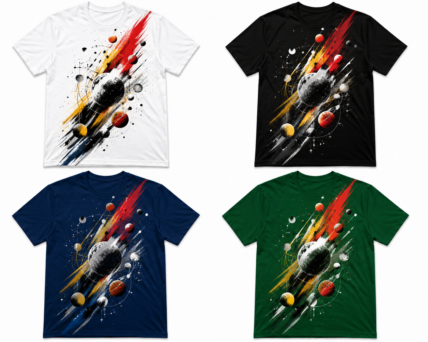 Camiseta Manga Corta Estampada algodón