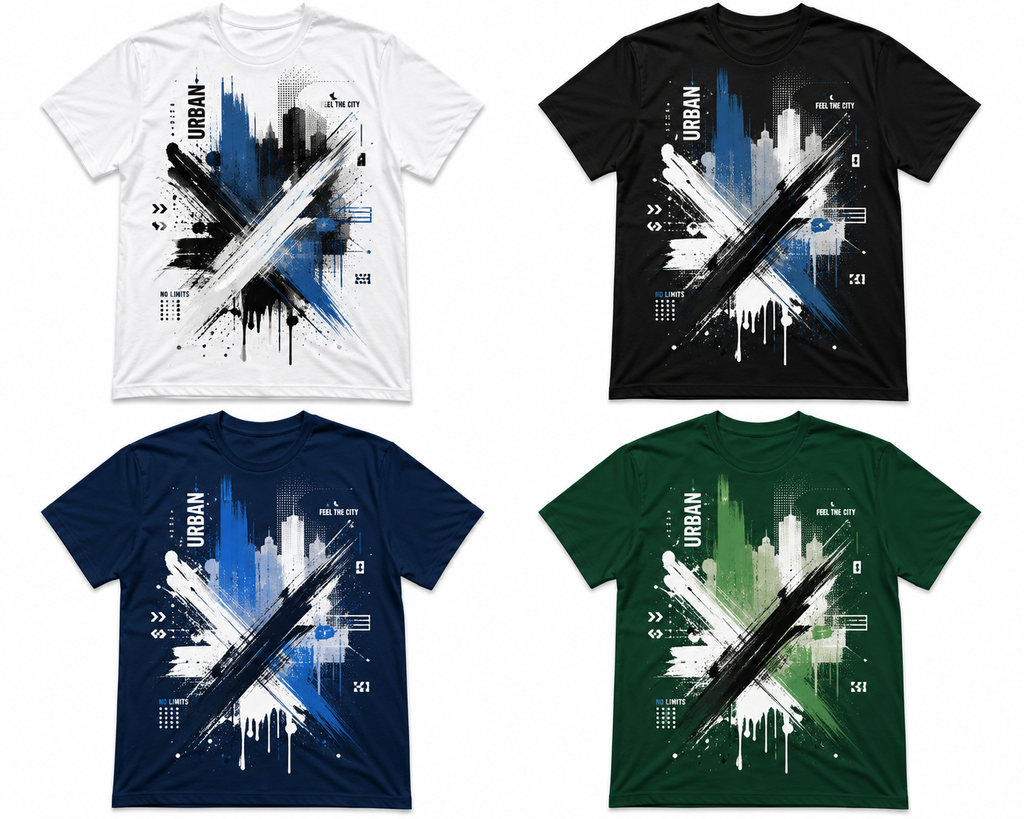 Camiseta Manga Corta Estampada algodón