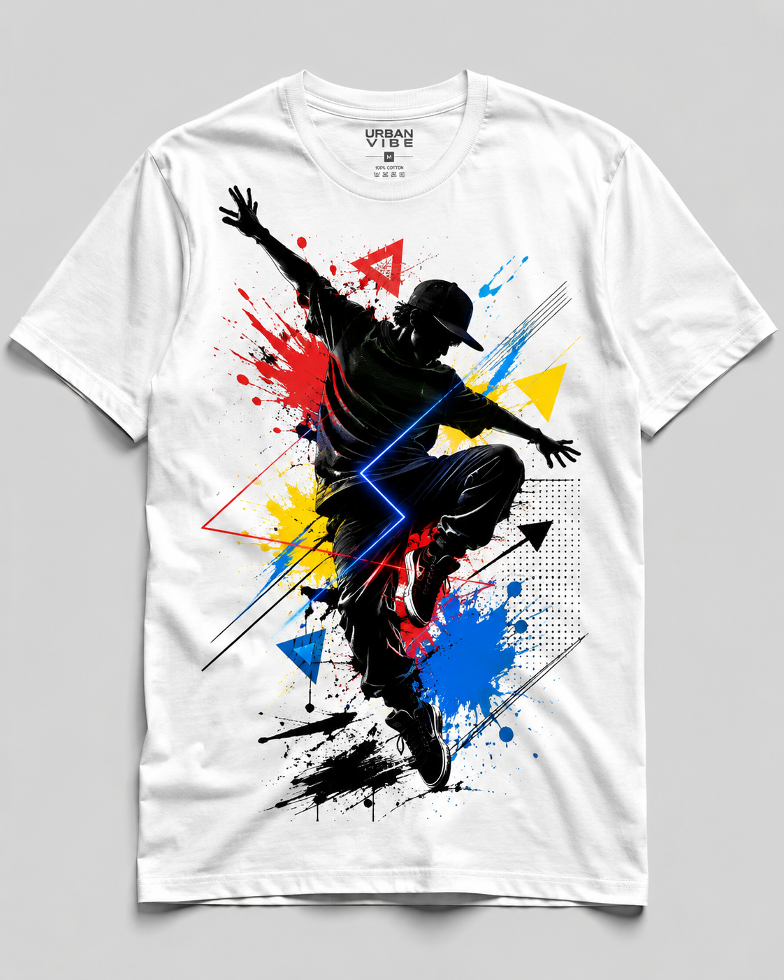 Camiseta Manga Corta Estampada algodón