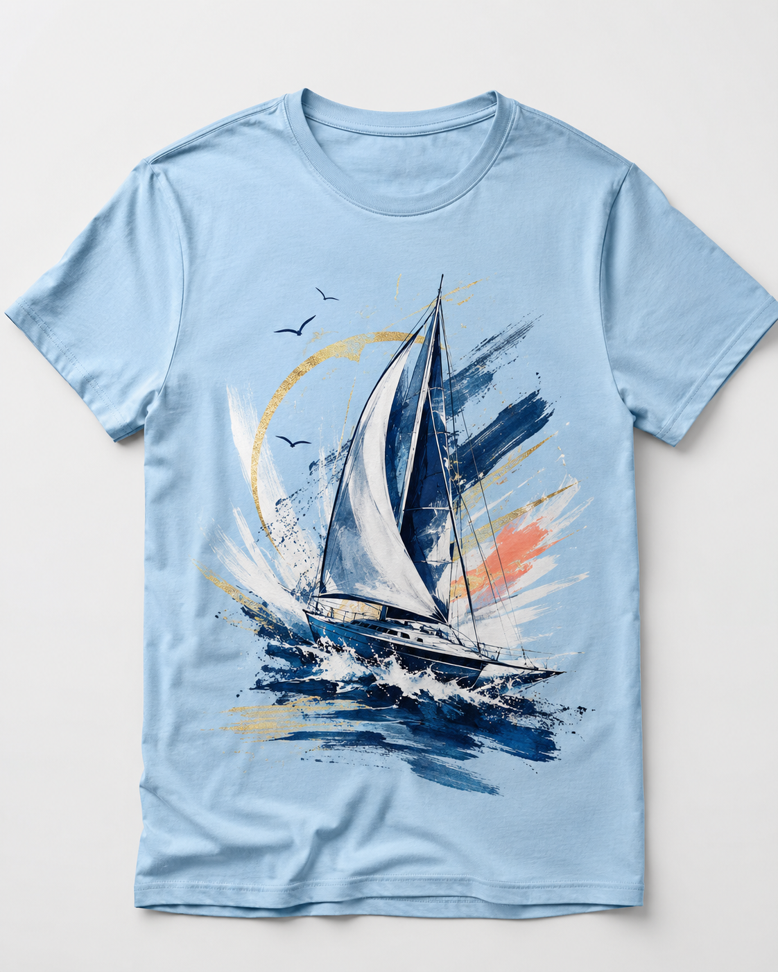 Camiseta Técnica de Poliéster Estampada