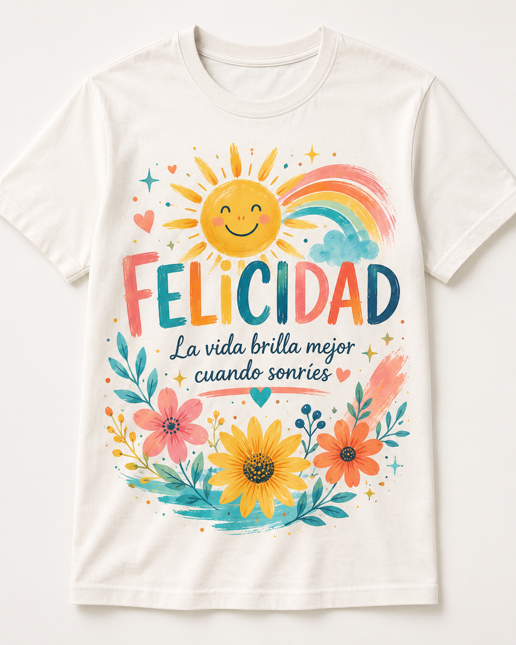 Camiseta Manga Corta Estampada algodón