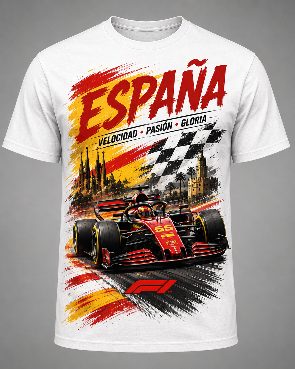Camiseta Manga Corta Estampada algodón