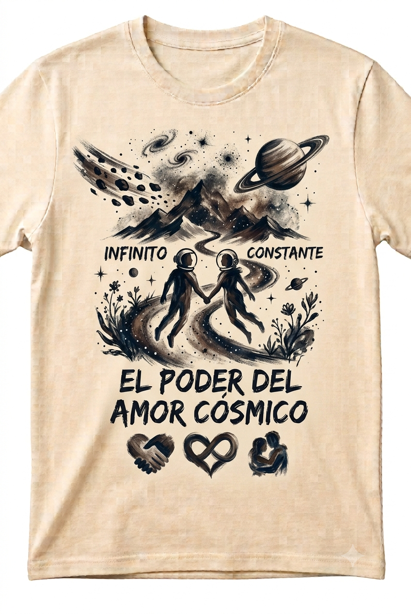 Camiseta Manga Corta Estampada algodón