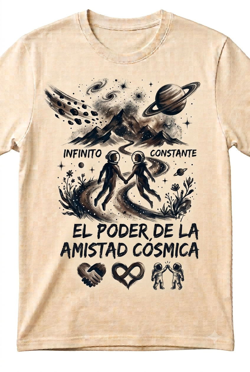 Camiseta Manga Corta Estampada algodón