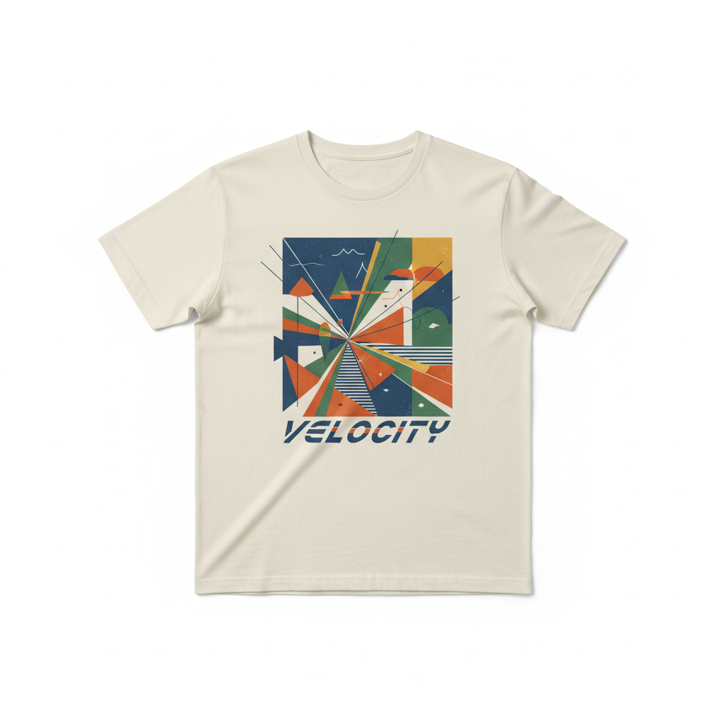 Camiseta manga corta estampada